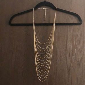🌸Three color layered chain necklace